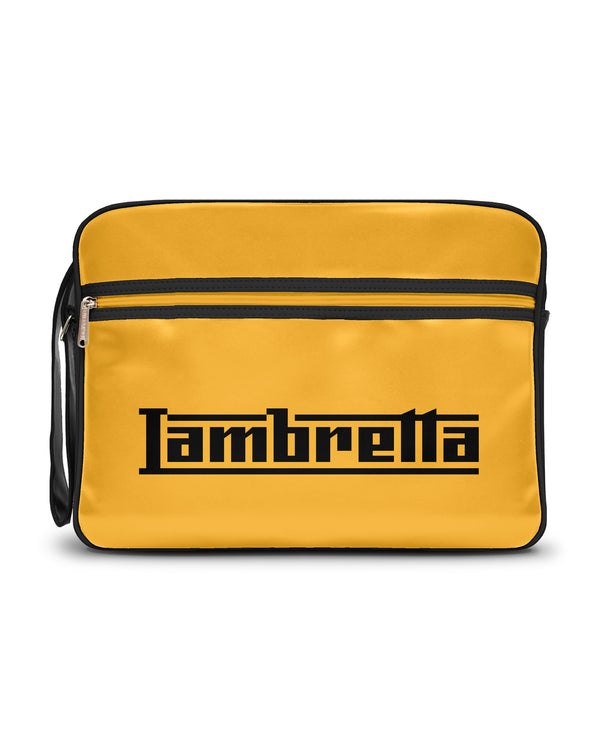 lambretta Logo Flight Bag Black/Mustard
