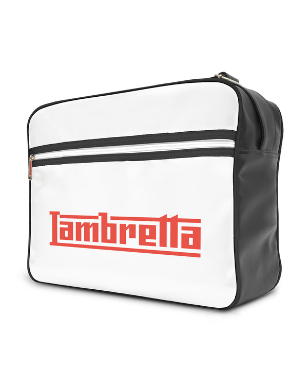 Lambretta Logo Flight Bag Black/White