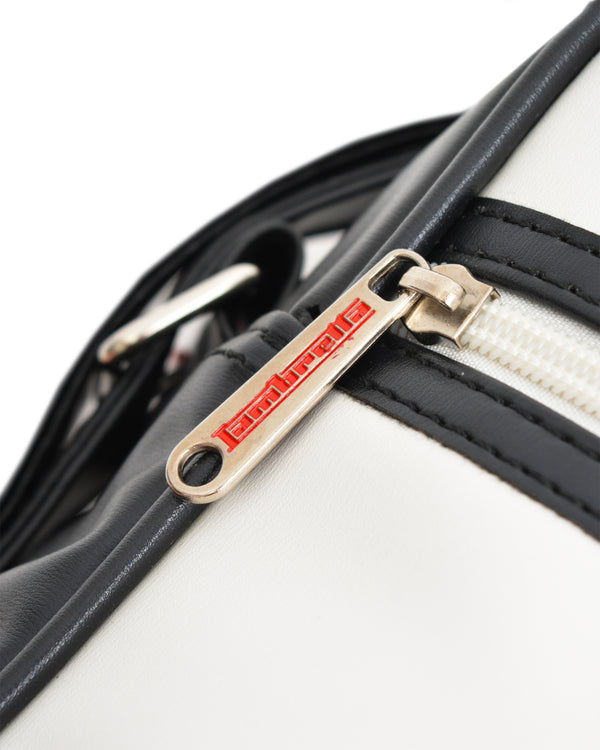 Lambretta Logo Flight Bag Black/White