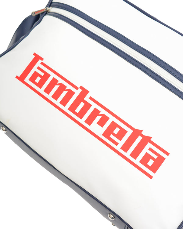 Lambretta Logo Flight Bag Navy/White