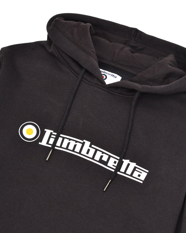 Lambretta Logo Hoodie Black/Gold