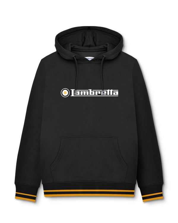 lambretta Logo Hoodie Black/Gold