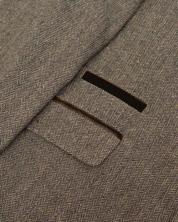 Lambretta Morgan Herringbone Blazer Brown