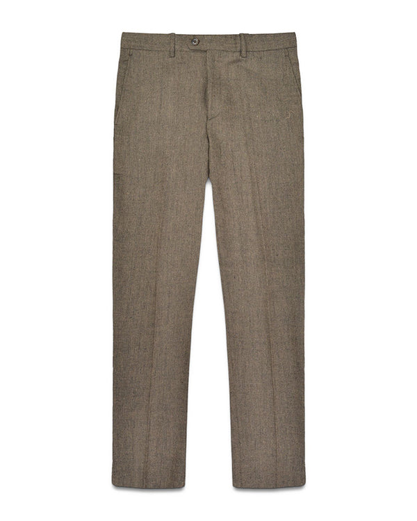 lambretta Morgan Herringbone Trouser Brown