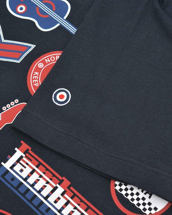 Lambretta Music Icon Tee Navy