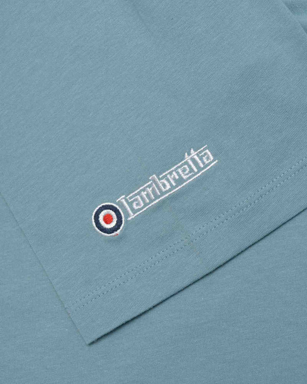 Lambretta Neo Target Tee Smoke Blue
