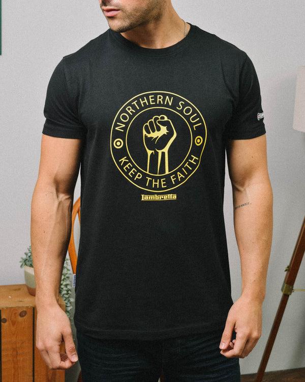 Lambretta Northern Soul Tee Black