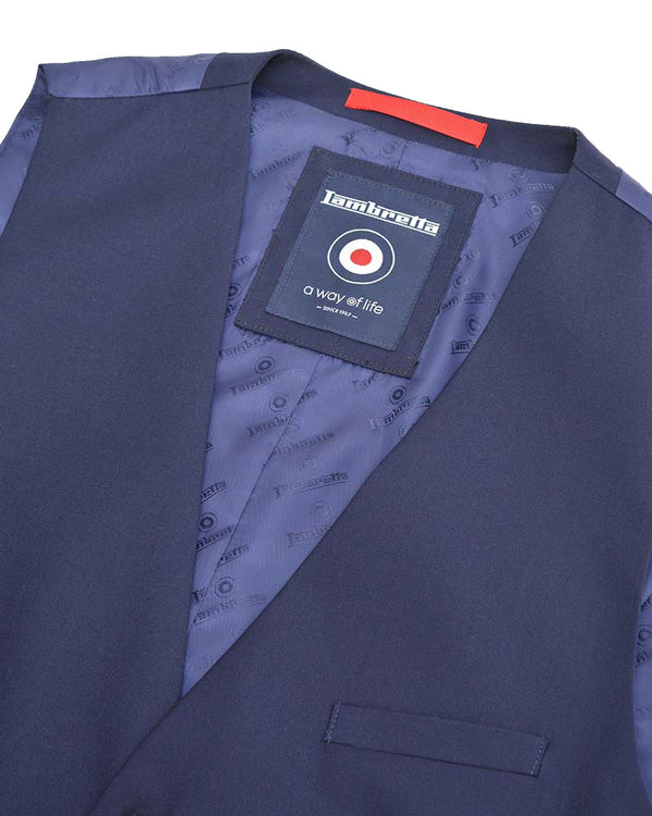 Lambretta Oscar Waistcoat Navy