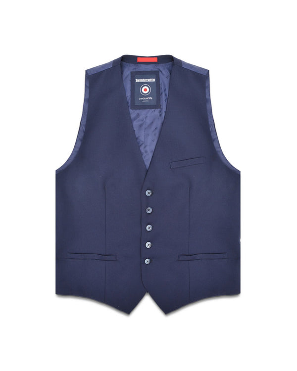 lambretta Oscar Waistcoat Navy