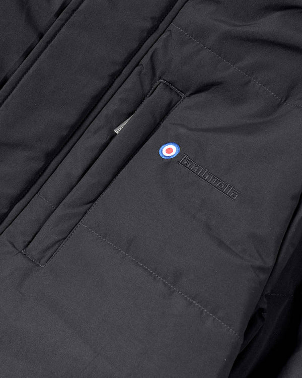 Lambretta Padded Parka Black