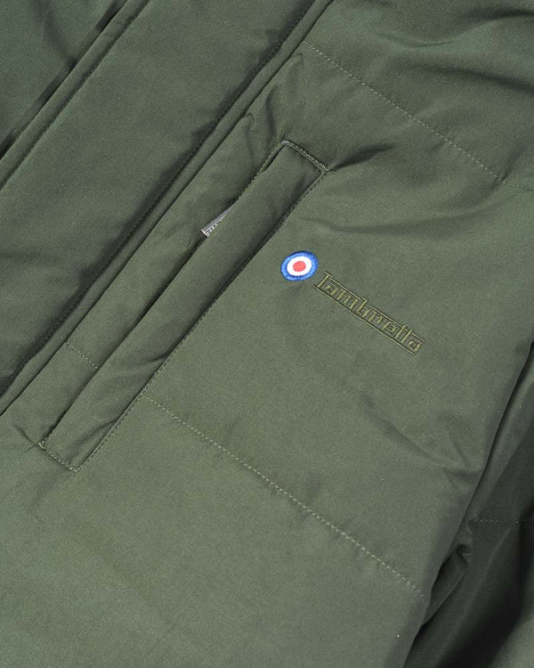 lambretta Padded Parka Khaki