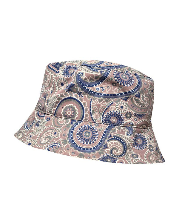 Lambretta Paisley Brand Bucket Hat Woodsmoke