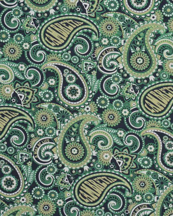 Lambretta Paisley Brand Tee Navy/Grey