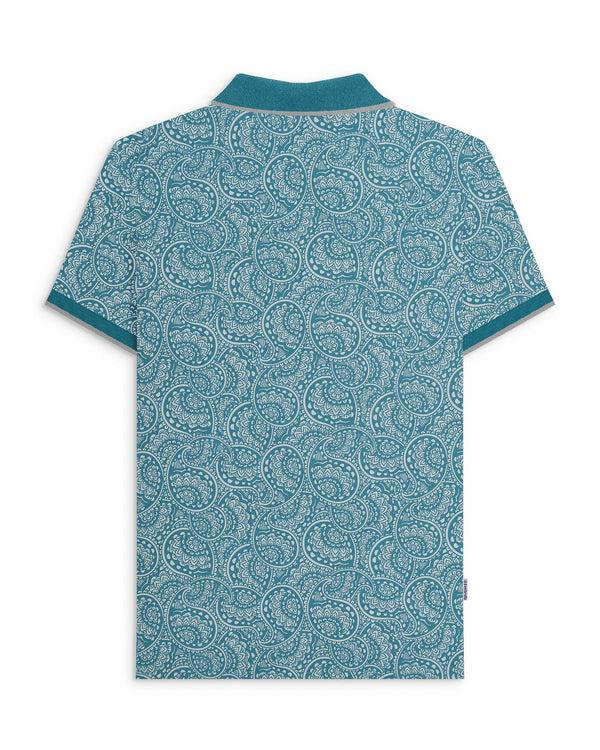 Lambretta Paisley Tonal Polo Gulf Coast