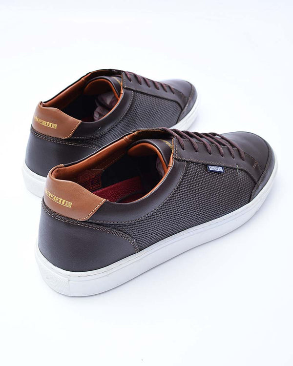 Lambretta Percy Leather Lace Up Brown