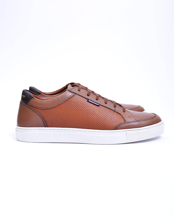 Lambretta Percy Leather Lace Up Tan