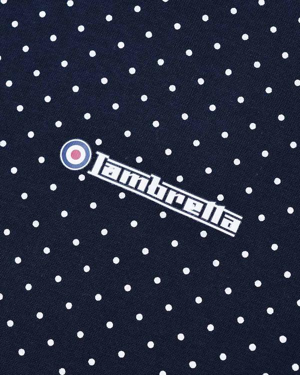 Lambretta Polkadot Polo Navy
