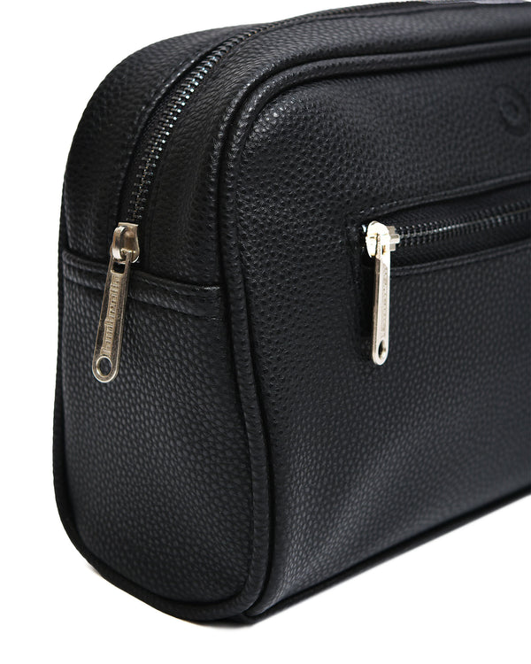 Lambretta Premium Target Wash Bag Black