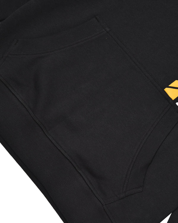 Lambretta Racing Stripe Hoodie Black/Gold