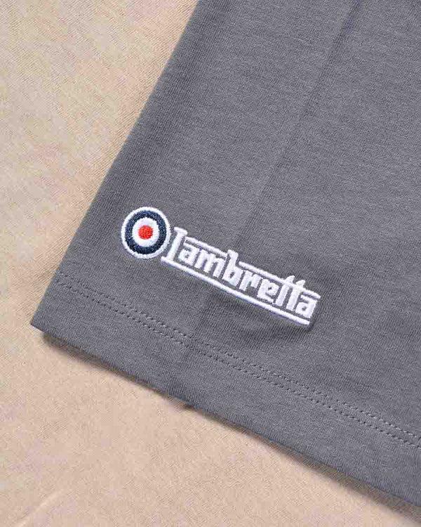 Lambretta Raglan 47 Tee Stone