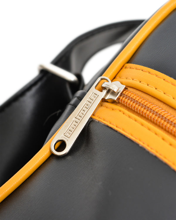 Lambretta Retro Flight Bag Black/Mustard