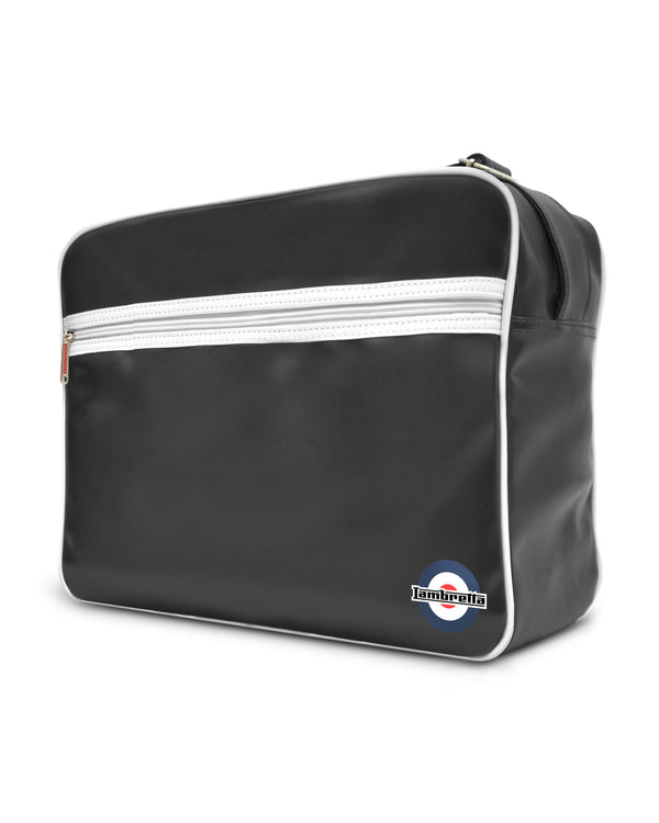 Lambretta Retro Flight Bag Black/White