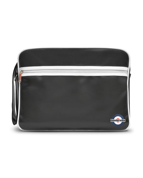 lambretta Retro Flight Bag Black/White