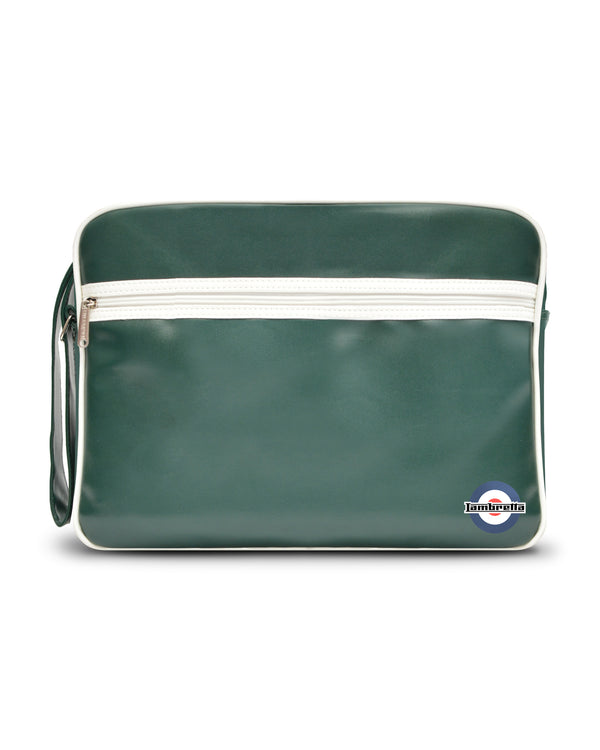 lambretta Retro Flight Bag Green/White