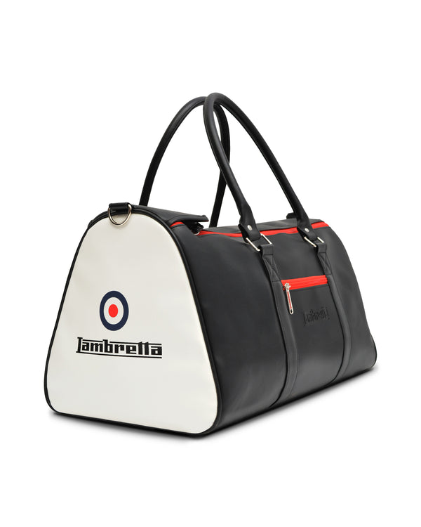 Lambretta Retro Sports Bag Large Black/White