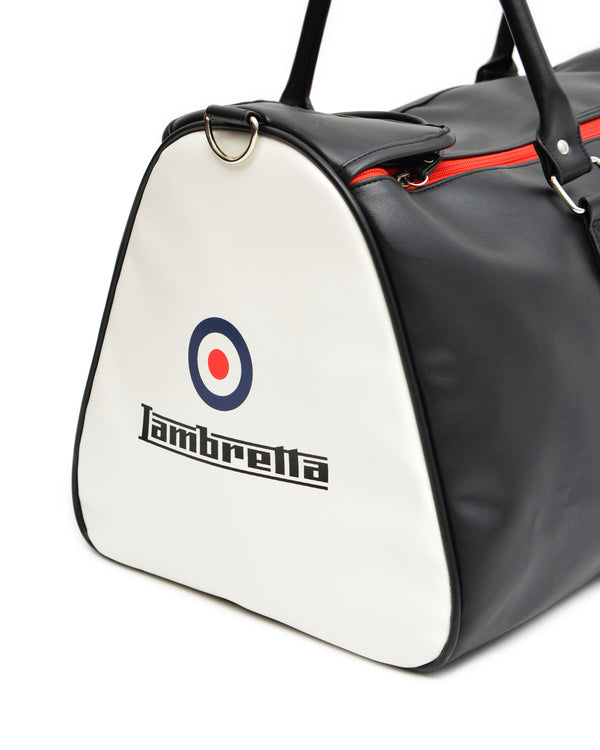 Lambretta Retro Sports Bag Large Black/White