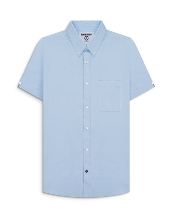 lambretta S/S Oxford Shirt Sky Blue
