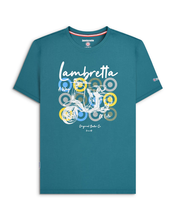 lambretta Scooter Brand Tee Gulf Coast