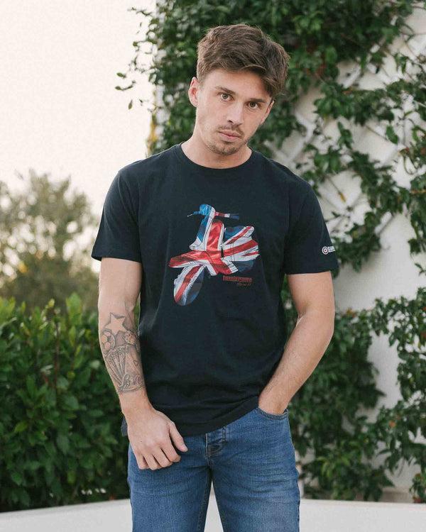Lambretta Scooter Tee Navy