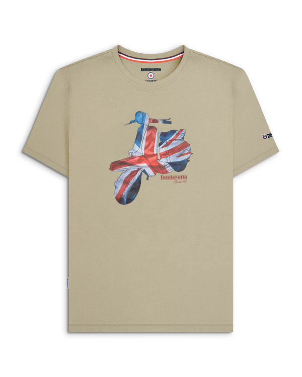 lambretta Scooter Tee Stone