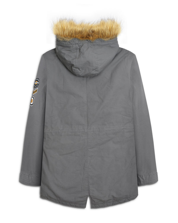 Lambretta Sherpa Lined Parka Granite