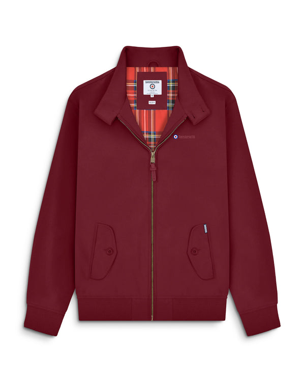 Lambretta Shower Resistant Harrington Burgundy