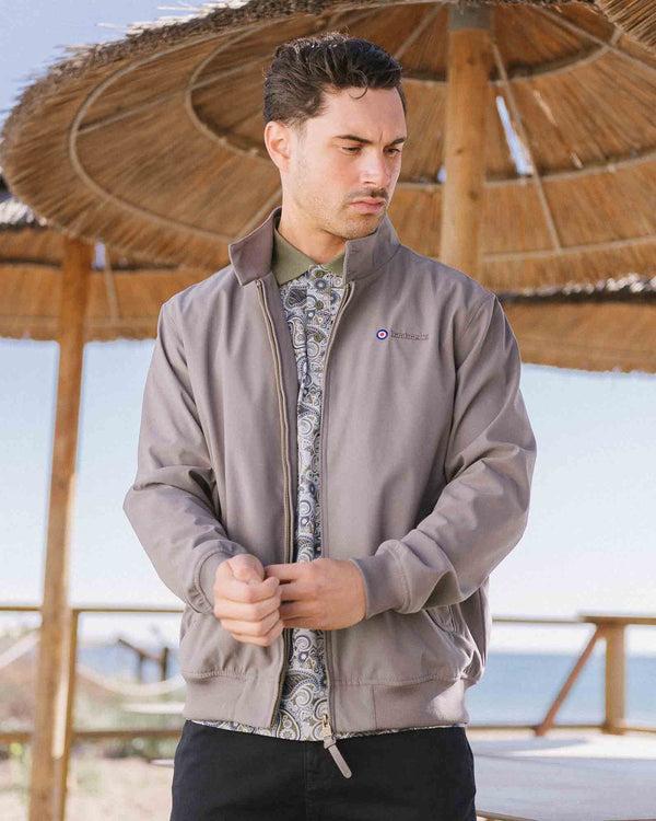 Lambretta Shower Resistant Harrington Dark Grey