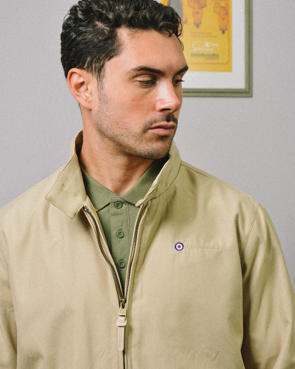 Lambretta Shower Resistant Harrington Stone