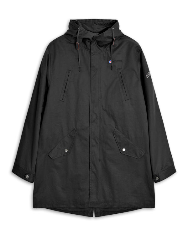 lambretta Shower Resistant Parka Black