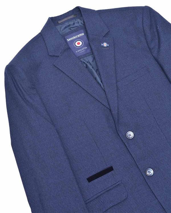 Lambretta Spencer Self Check Blazer Navy