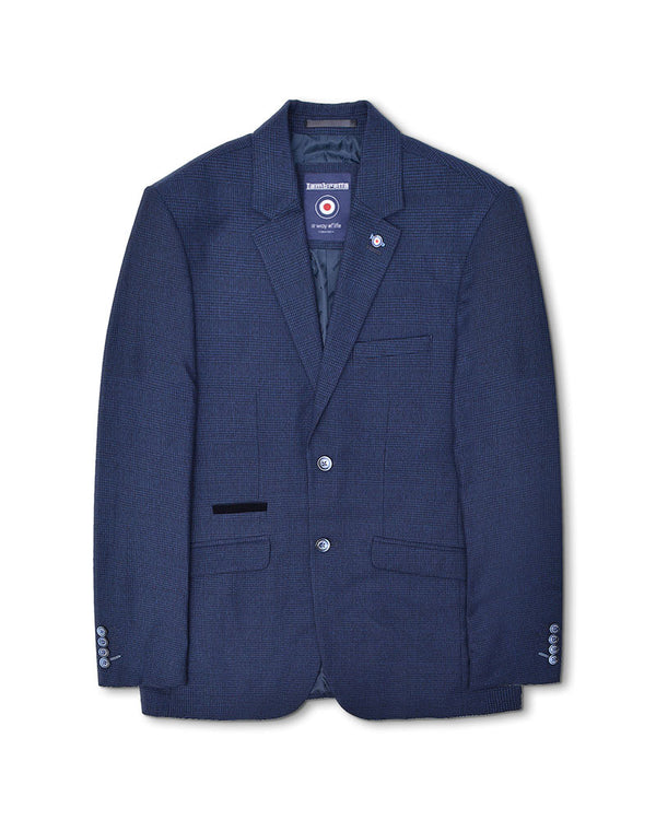 lambretta Spencer Self Check Blazer Navy