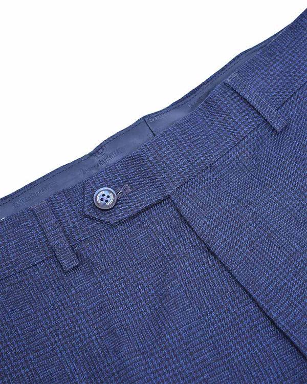 Lambretta Spencer Self Check Trouser Navy