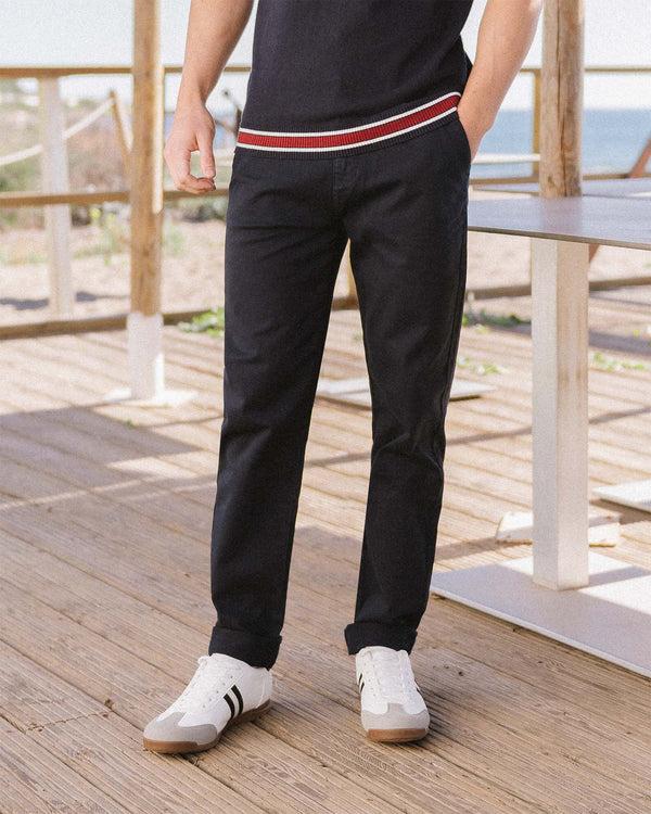 Lambretta Straight Leg Twill Chino Navy