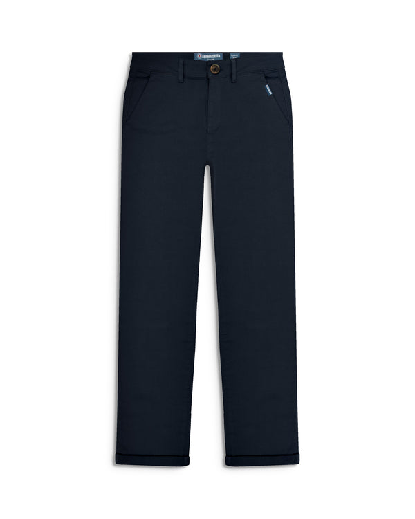 lambretta Straight Leg Twill Chino Navy