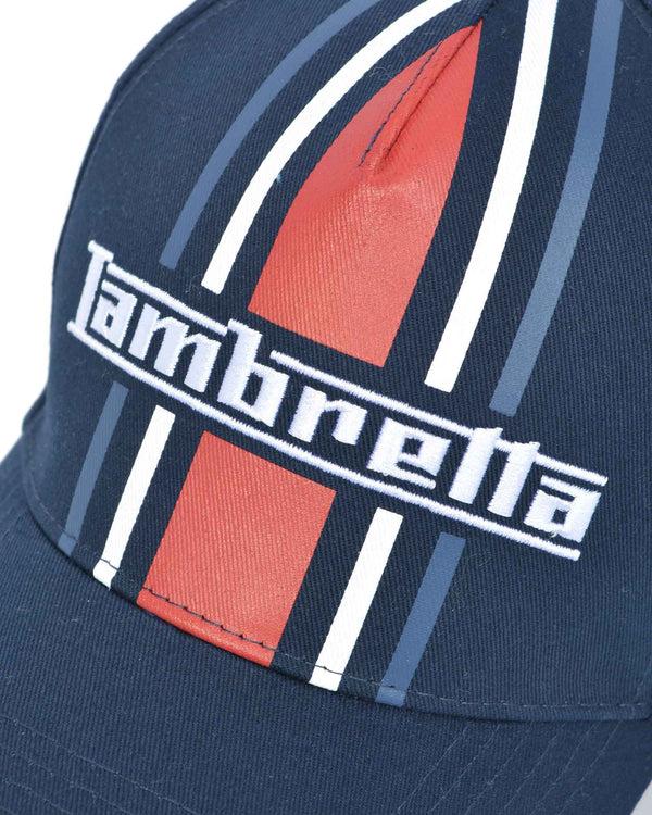 Lambretta Stripe Cap Navy