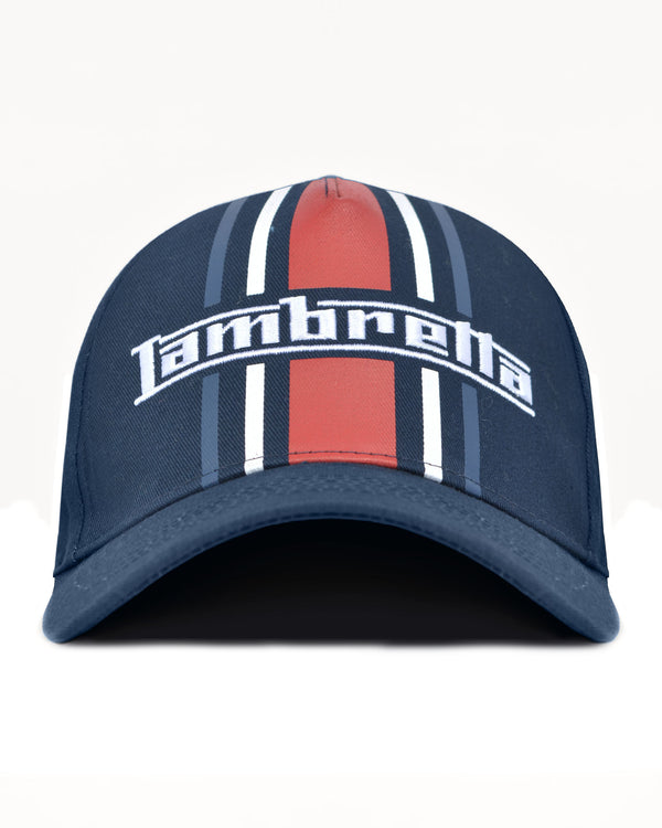 lambretta Stripe Cap Navy