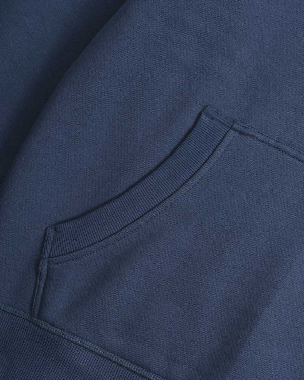 Lambretta Stripe Hoodie Navy