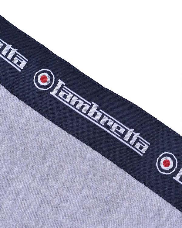 Lambretta Taped Short Grey Marl