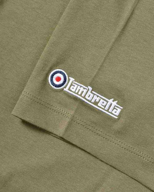 Lambretta Target Box Tee Khaki