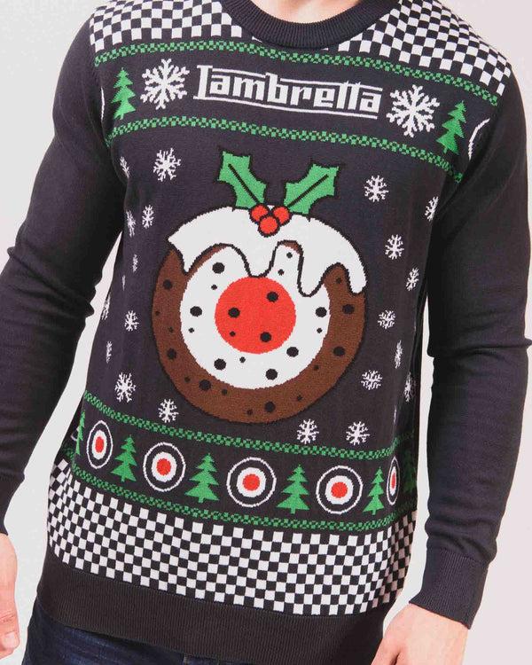 Lambretta Target Christmas Jumper Navy